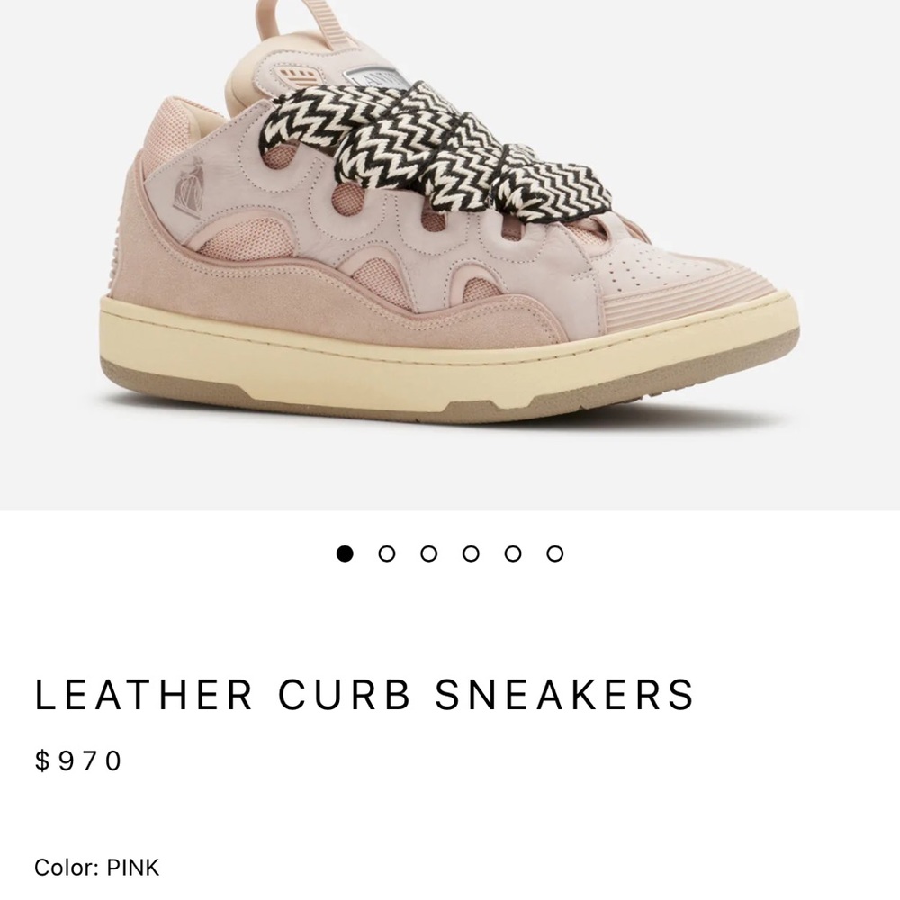 lanvin sneakers size 11 .